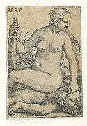 Gravure de Barthel Beham, France, 1525.