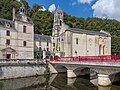 * Nomination: Brantôme (Dordogne, France) - Abbey of Our Lady - View of the church, of part of the abbey buildings and of Abbey bridge --Benjism89 07:16, 22 October 2024 (UTC) * * Review needed