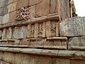 Ruins of Hindu temple in Qutb Minar