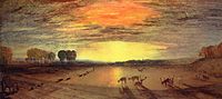 Joseph Mallord William Turner, The Park at Petworth House, c. 1830