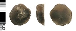 Thumbnail for File:Late Neolithic to early Bronze Age 'Thumbnail' scraper (FindID 179628).jpg