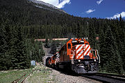 11. KW Spiral Tunnel am „Big Hill“ der Canadian Pacific Railway