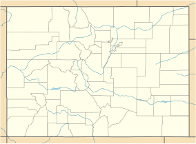 Map showing the location of Castlewood Canyon State Park