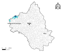 Capdenac-Gare dans l'intercommunalité en 2020.