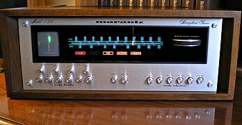 Marantz 150, analog tuning (USA; 1977)[33]