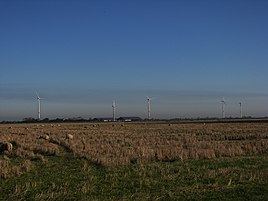 Vinmøllepark i Langhorn