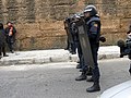 Polizisten bei einer Demonstration in Casas Viejas 2007