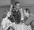 Lauren Bacall, Humphrey Bogart and Henry Fonda, 1950