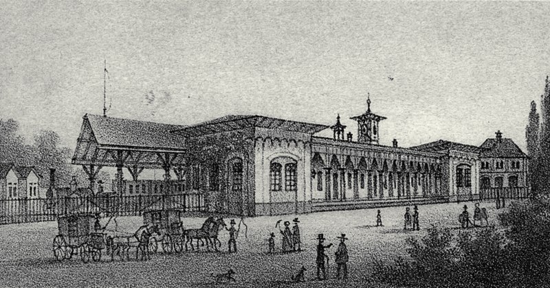 File:Bahnhof Hanau 1850.tif