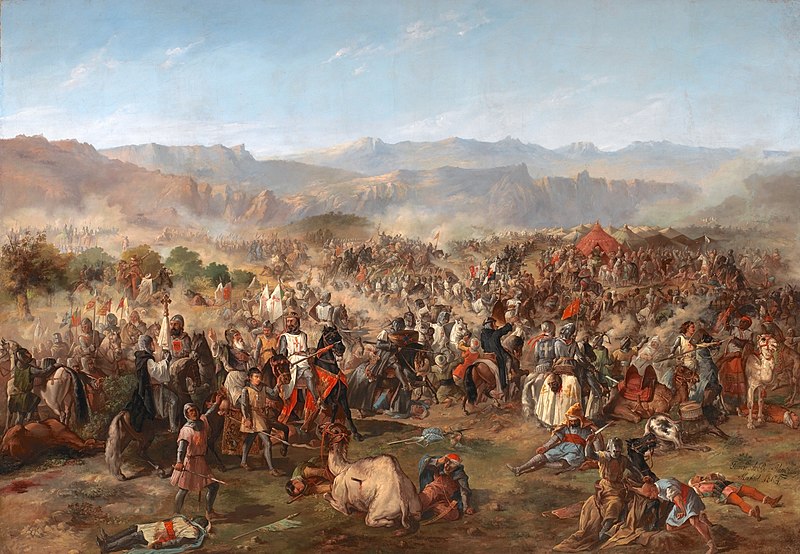 File:Batalla de las Navas de Tolosa, por Francisco van Halen.jpg