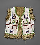 Child's Beaded Waistcoat, Sioux (Native American), late 19th or early 20th century, Brooklyn Museum