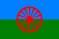 Roma flag — from User:Lumijaguaari/Liput collection.