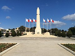 Landscape around the memorial