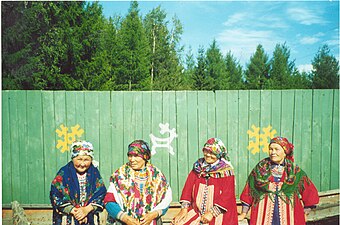 Four Khanty grandmothers