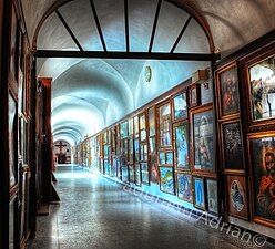 Monastery's museum halls