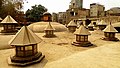 Dome and exhaust vents in the roof of the Shahi Hammam