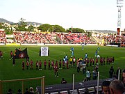 Le stade du Ray en 2009, lors du match OGC Nice - Olympique de Marseille.