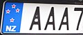 Vehicle plate, style of the European Union