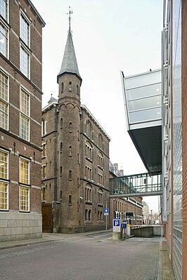 Het voormalige archiefgebouw aan de Singelstraat.