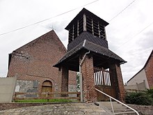 Ang Bell Tower sa Church Bell sa Orsinval