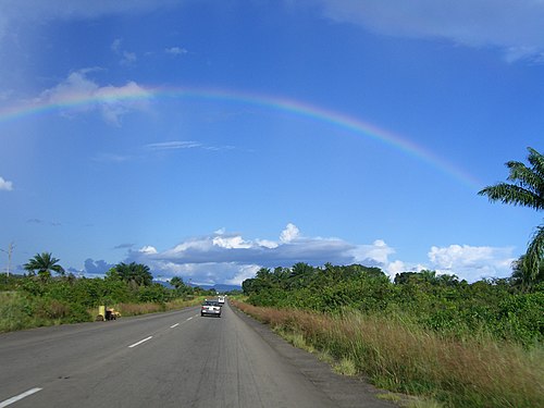 Arcoiris en Liberia.