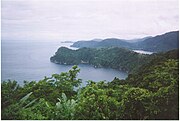 Uitkijkpunt bij Maracas Beach