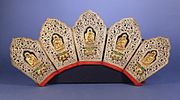 Ritual Diadem with the Five Jina Buddhas, Northern Nepal or Tibet, 19th century