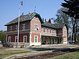 4. KW Bahnhof Lednice an der Bahnstrecke Břeclav–Lednice