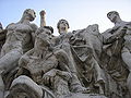 Statue on Roman bridge