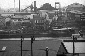 Sydney ferry CURL CURL stripped at Strides Shipyard.jpg