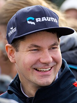 Suninen vuonna 2023 Keski-Euroopan rallissa.