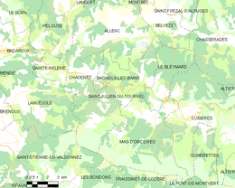 Saint-Julien-du-Tournel - Localizazion