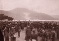 Kondisi pasar di Pangururan, Samosir pada sekitar tahun 1910.