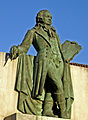 Escultura de Goya en la Plaza del Pilar (Zaragoza). Federico Marés, 1908