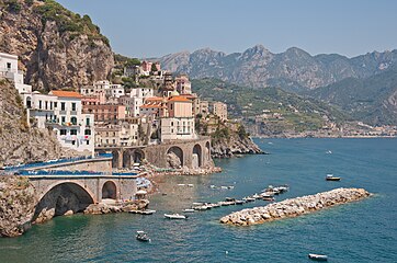 Amalfi coast, village Atrani