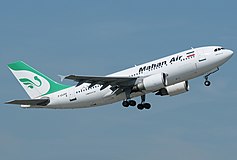 Mahan Air, side