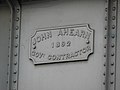 Inscription on underbridge: "John Ahearn 1892 Govt. Contractor"