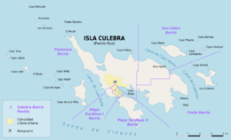 Culebra – Mappa