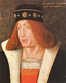 A painting of James II from the 1600's. He reigned from 1437-1460.