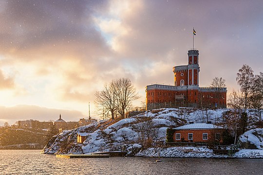 Kastellet citadel on Kastellholmen, Stockholm.