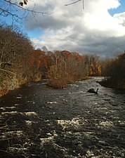 New York's Salmon River as it passes through Pulaski