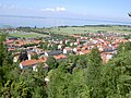 Vue sur Gränna et le lac Vättern