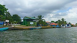 Municipal wharf of Pearl Lagoon