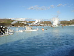 Vue générale du Lagon bleu en 2007.