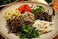 pibimbap (bibimbap)hoz előkészített zöldségek