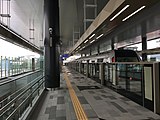 Platform level of station.