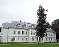 Eastern outbuilding of the castle, now housing a library