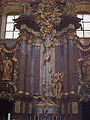 St. Benedict altar in the transept