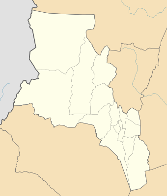 Mapa de localización de Provincia de Catamarca