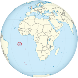 Isola di Ascensione - Localizzazione